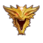 Gold Dragon's Head
