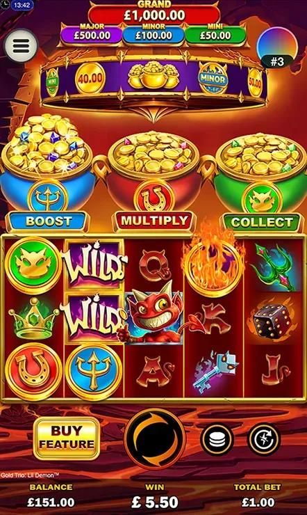 Gold Trio: Lil' Demon - Mobile Base Game