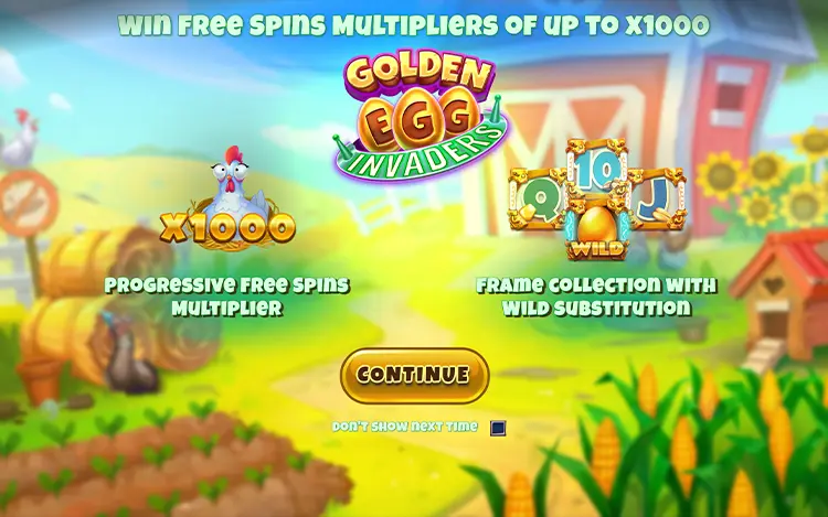 Golden Egg Invaders - Feature