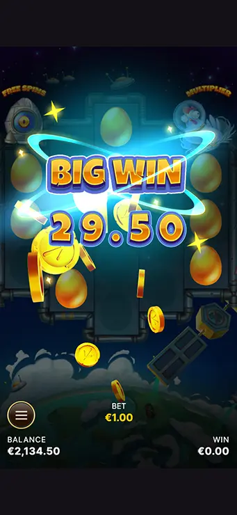 Golden Egg Invaders - Mobile Win Game
