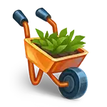 Golden Egg Invaders - Wheelbarrow Symbol