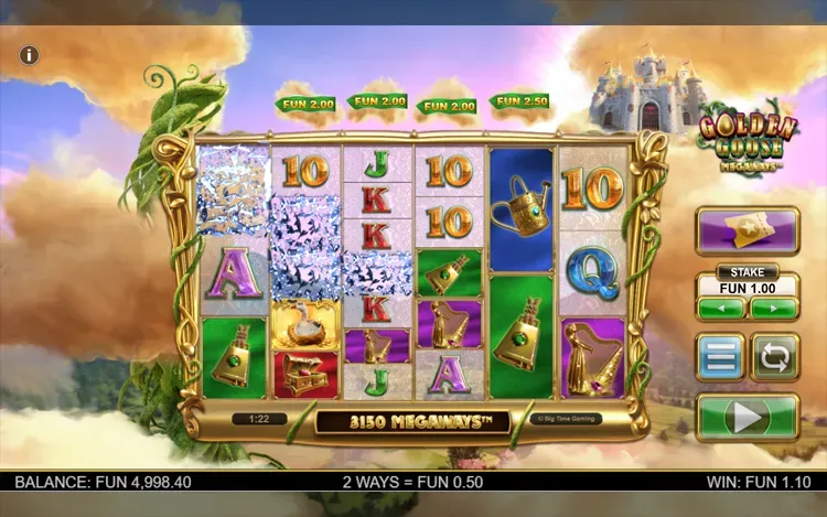 Golden Goose Megaways - Reactions Feature