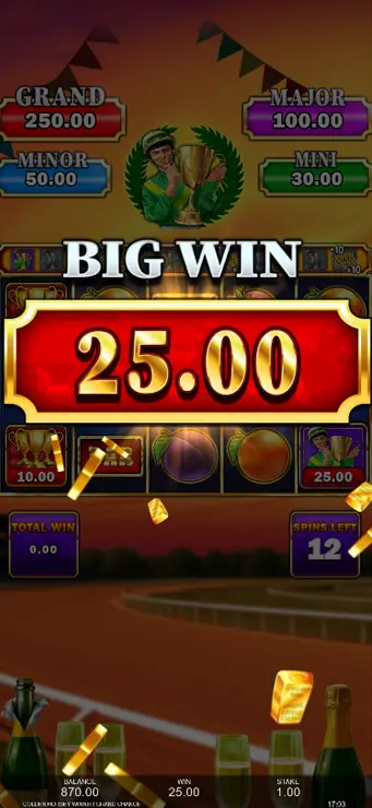 Golden Horsey Winner Grand Chance - Mobile Simple Win