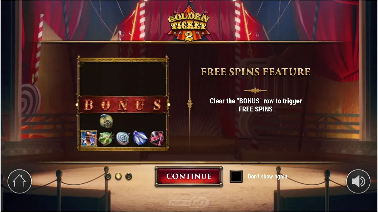 Golden Ticket 2 - Mobile Bonus Game