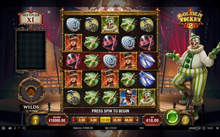 Golden Ticket 2 - RTP and Wagering