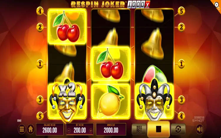 Respin Joker 1000x - Golden Wilds Feature