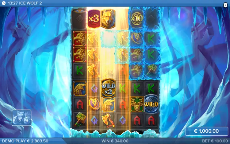 Ice Wolf 2 - Golden Wolf Feature