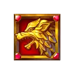 Ice Wolf 2 - Golden Wolf Symbol