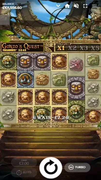 Gonzo's Quest Megaways Mobile Features base