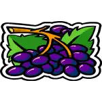 Super Graphics Super Lucky - Grapes Symbol