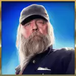 Gold Rush Cash Collect - Gray bearded man Symbol