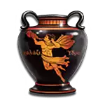 Age of the Gods: God of Storms FireBlaze - Greek Vase Symbol
