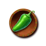 Spice Spice Baby - Green Chilli Symbol