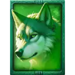 4 Wolves of Fortune - Green Wolf Symbol
