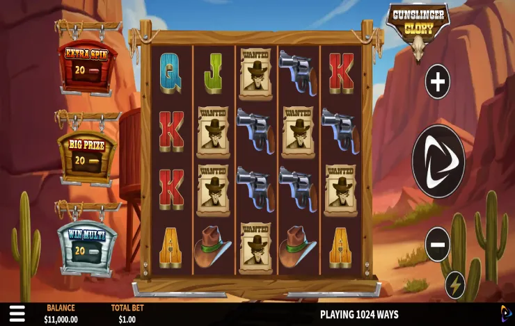 Gunslinger Glory - RTP and Wagering