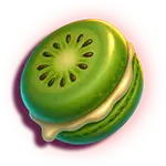 Happy Cappy - Green Kiwi Symbol
