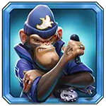 Henry the Ape - Blue Ape Symbol