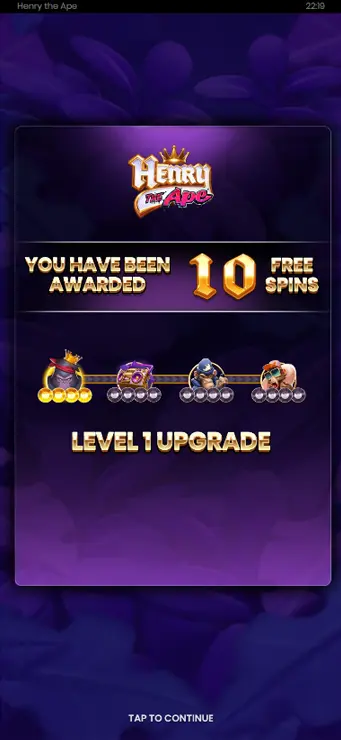 Henry the Ape Mobile Bonus - Mobile Bonus
