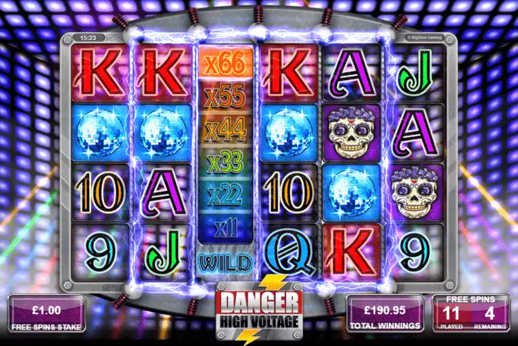 Danger High Voltage Free Spins
