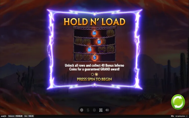 Colt Lightning Inferno - Hold N’ Load Feature