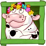 Holstein-Friesian Garland Cow