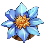 Honey Rush Black and Yellow - Blue Flower Symbol