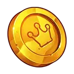 Honey Rush Black and Yellow - Crown Coin Symbol