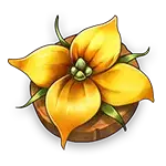 Honey Rush Black and Yellow - Yellow Flower Symbol