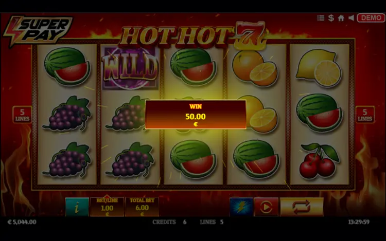 Hot Hot 7 - Mobile Win