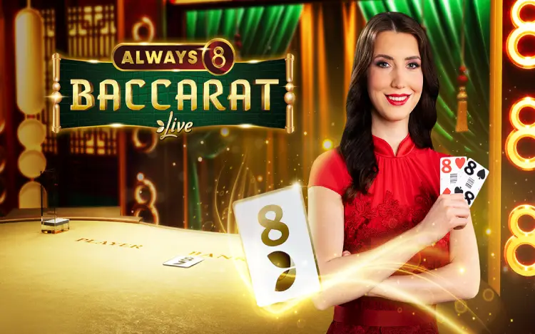 Evolution Always 8 Baccarat - How to Play