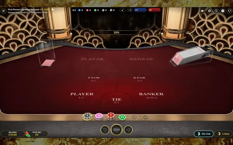 How to Play Evolution’s First Person Lightning Baccarat