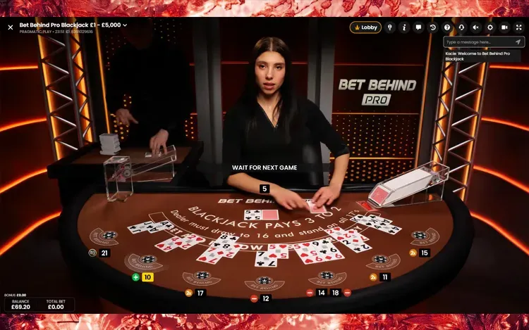 How to Play Pragmatic Play’s Bet Behind Pro Blackjack