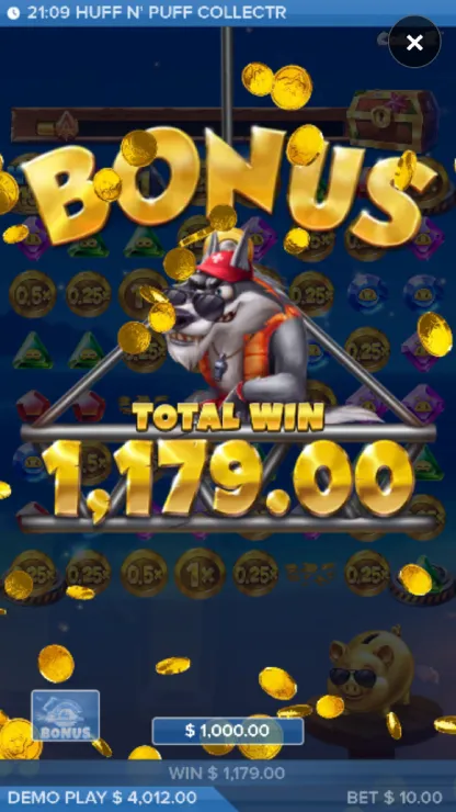 Huff N’ Puff CollectR - Mobile Simple Win