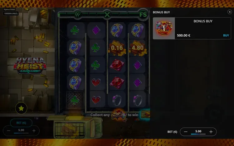 Hyena Heist A-Maze-Cades - Bonus Buy