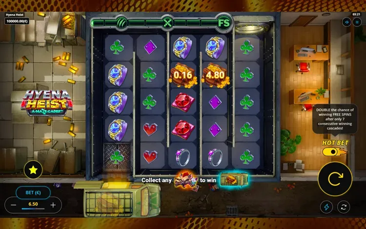 Hyena Heist A-Maze-Cades - Hot Bet