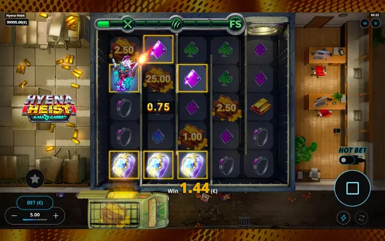 Hyena Heist A-Maze-Cades - Hyena Symbols