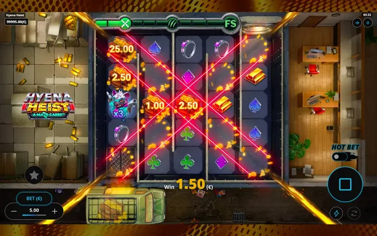 Hyena Heist A-Maze-Cades - Progress Bar