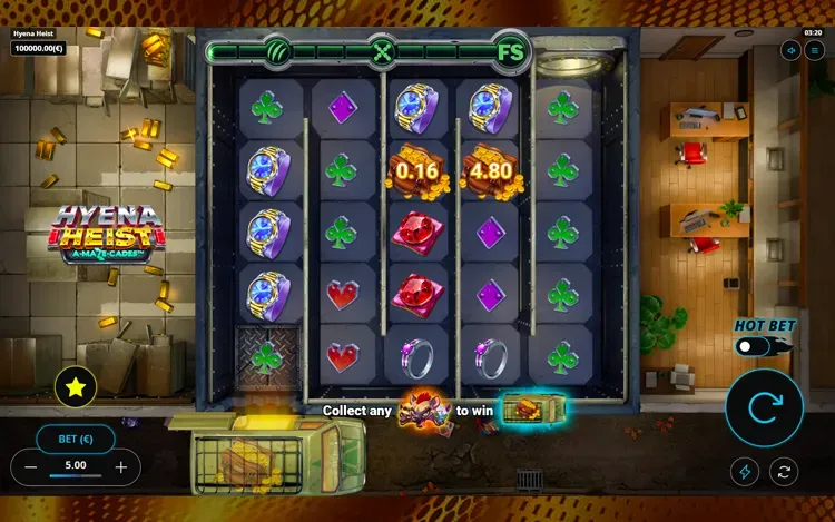 Hyena Heist A-Maze-Cades - RTP and Wagering