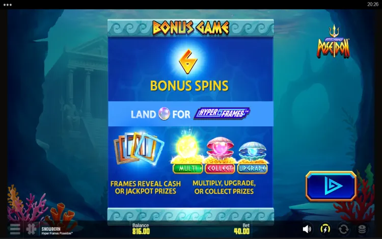 Poseidon Hyper Frames - Hyper Frames Feature