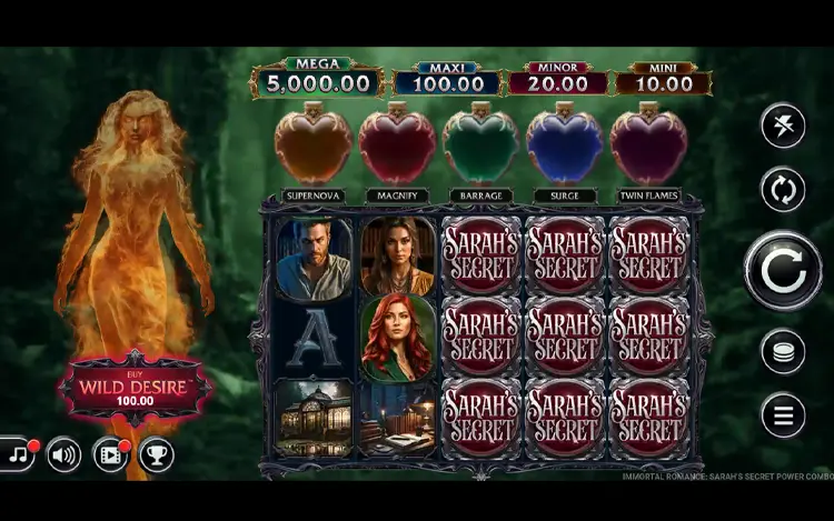 Immortal Romance Sarah’s Secret - RTP & Wagering