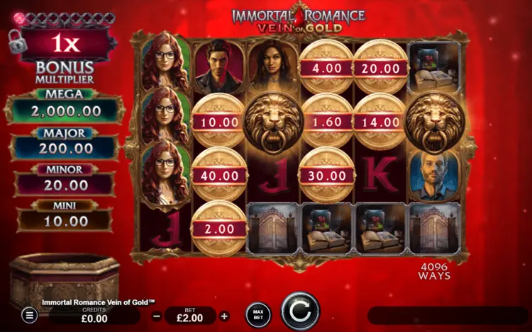 Immortal Romance Vein of Gold Base Game