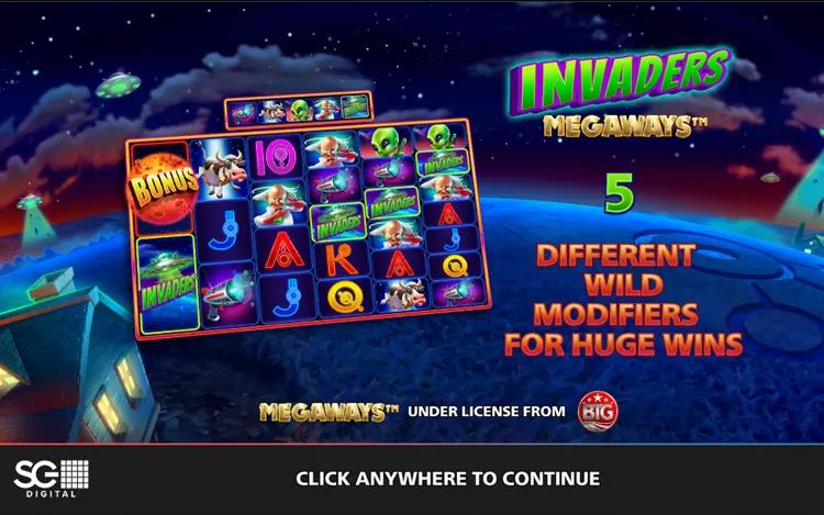 Invaders Megaways - Bonus Feature