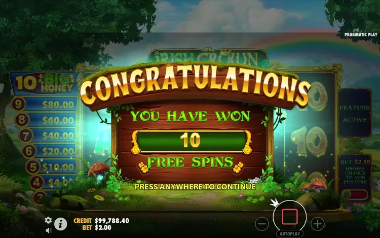 Irish Crown - Free Spins