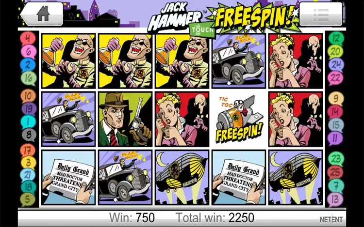 Jack Hammer Bonus Game