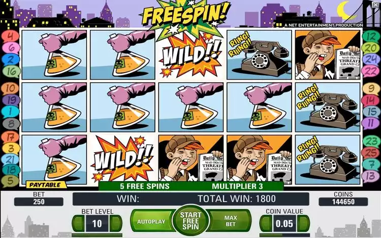 Jack Hammer Free Spin Feature