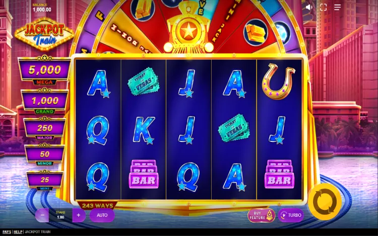 Jackpot Train - RTP and Wagering