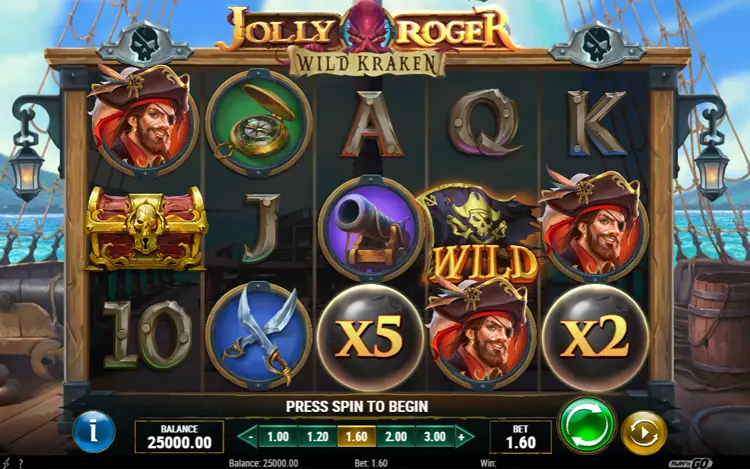 Jolly Rodger Wild Kraken - Mobile Base Game