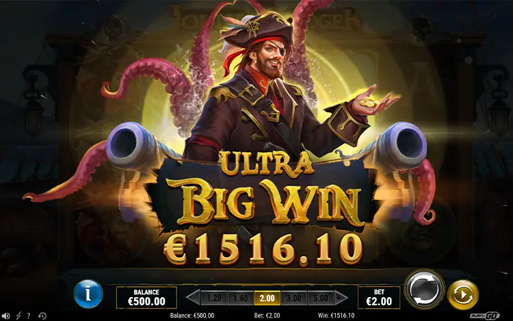 Jolly Rodger Wild Kraken - Mobile Win