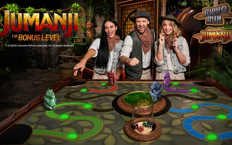 Jumanji The Bonus Level Live Rhino Run