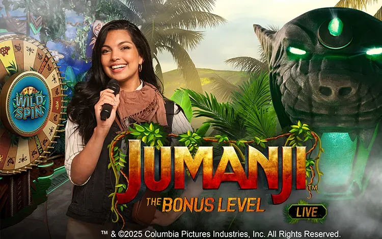 Jumanji The Bonus Level Live Wild Spin